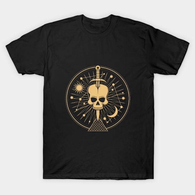 Masonic symbols T-Shirt by D E L I C A R T E